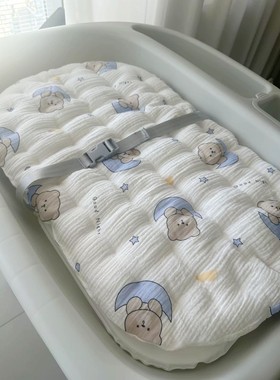 定做圆角椭圆婴儿床棉花褥子摇篮床垫睡篮宝宝床新生儿手提篮垫子