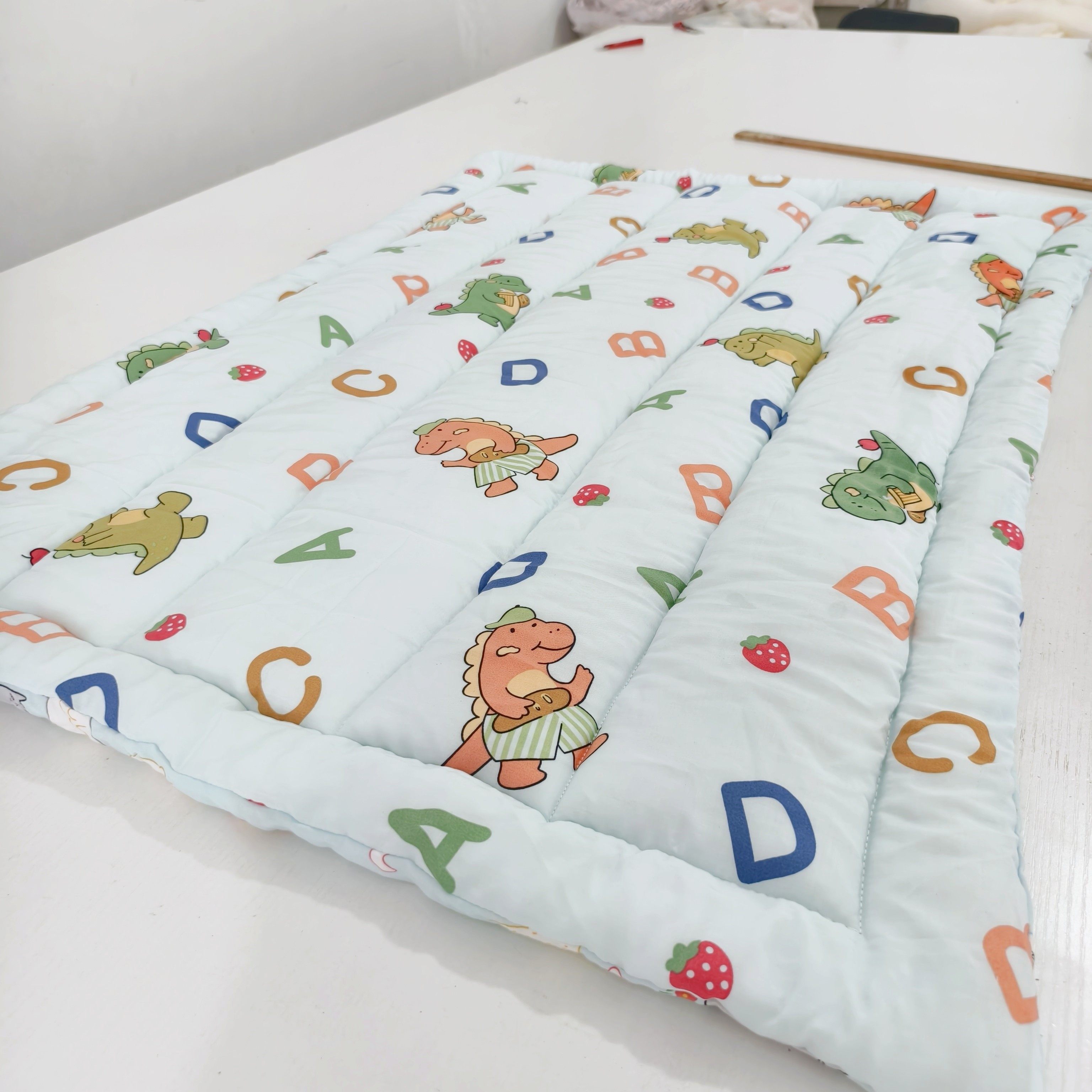 夏季凉感棉绸纯棉花萌宠尿垫猫咪狗垫宠物棉垫子垫兔子圆形窝垫