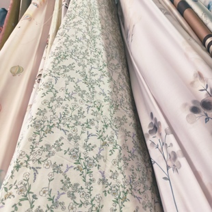 斜纹人造棉天丝绸舒香绸绵绸230*250宽布料单双人加大炕床单枕套