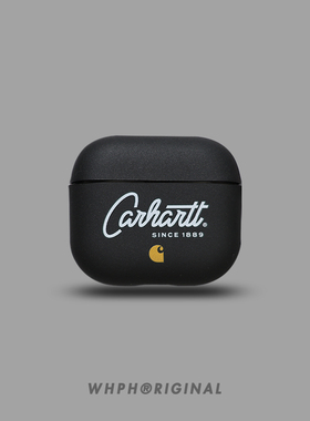 潮牌新款Airpods Pro第二代耳机套适用于苹果4代无线耳机壳情侣高级感黑色1/2/3/4代超火磨砂软壳防摔保护套