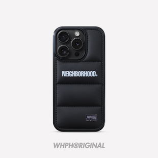 AIR软壳防冻手15 潮酷14新款 潮牌苹果17pro羽绒服手机壳秋冬适用于iPhone16个性 高档13Promax保护套黑色12时尚