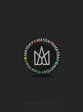 新款五月天周边手机磁吸支架创意伸缩黑色便利固定支撑架皇冠情侣