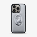 Silver Ape Head