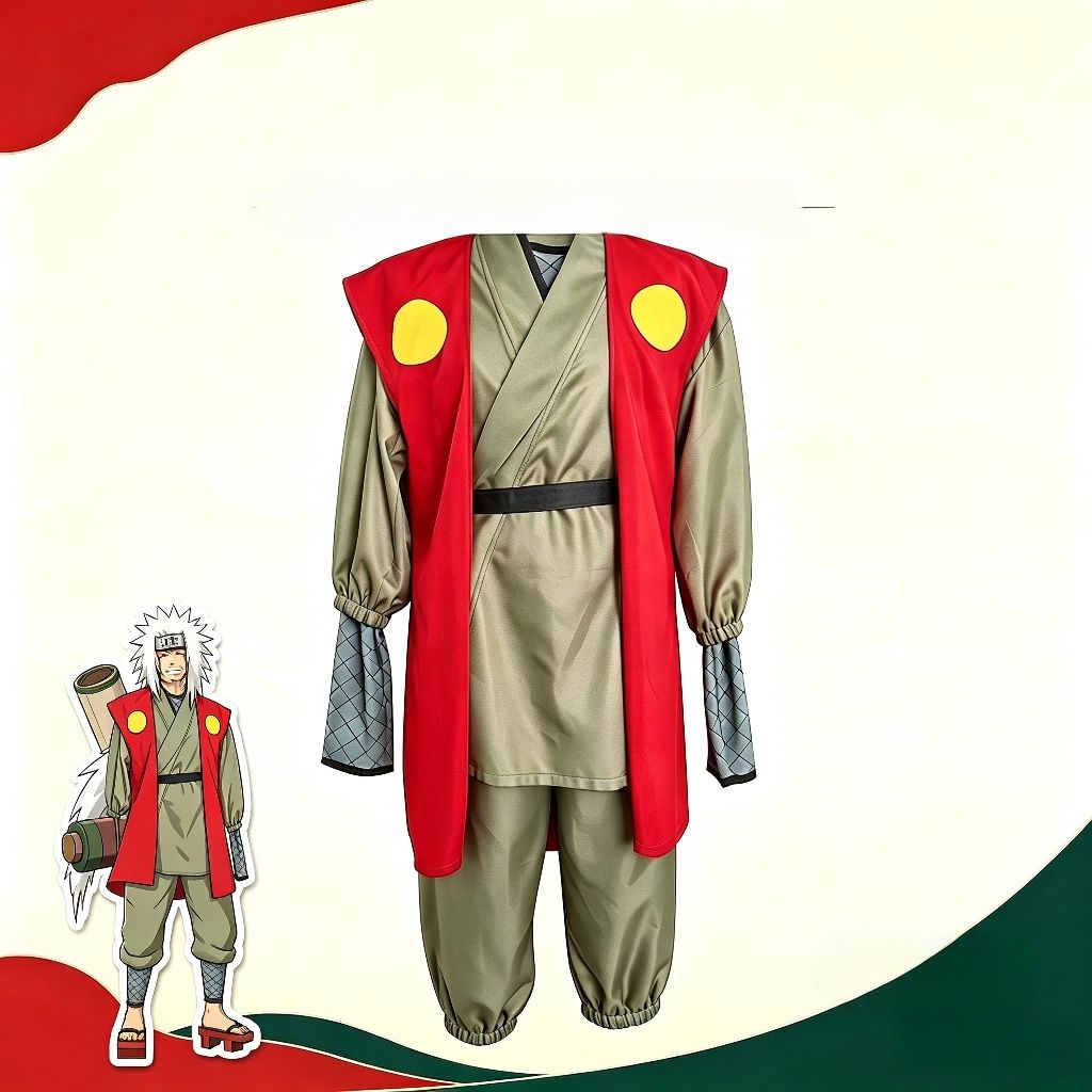 火影忍者自来也COS服木叶仙人cosplay套装全套cosplay服装定制