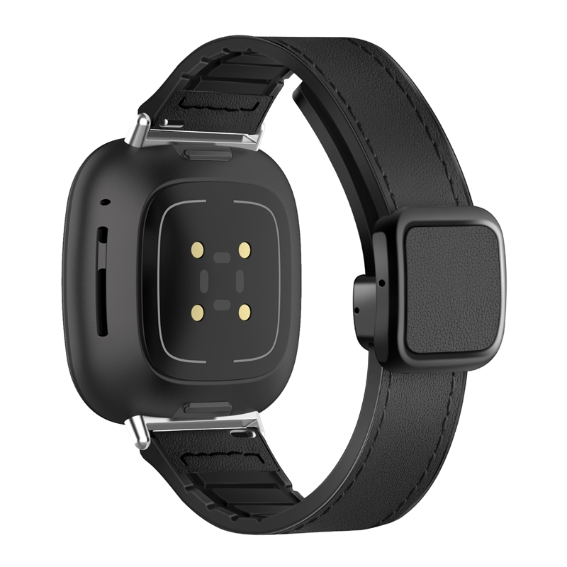 versa/sense折叠扣硅胶贴皮表带