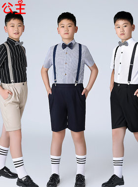 古堡公主花童国男童礼服套装