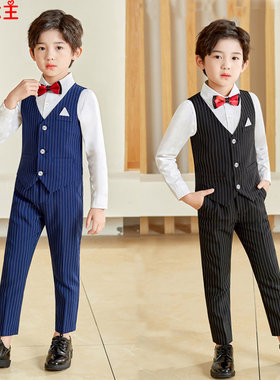 古堡公主男童生日礼服西装套装