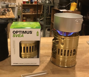 瑞典Optimus Svea123R 自加压户外露营黄铜油炉