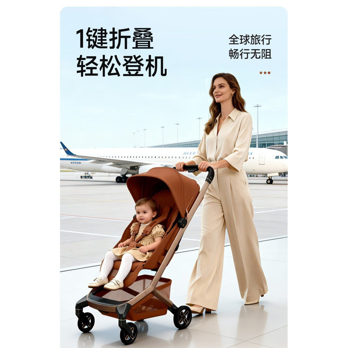 Maxicosi迈可适婴儿推车可登机