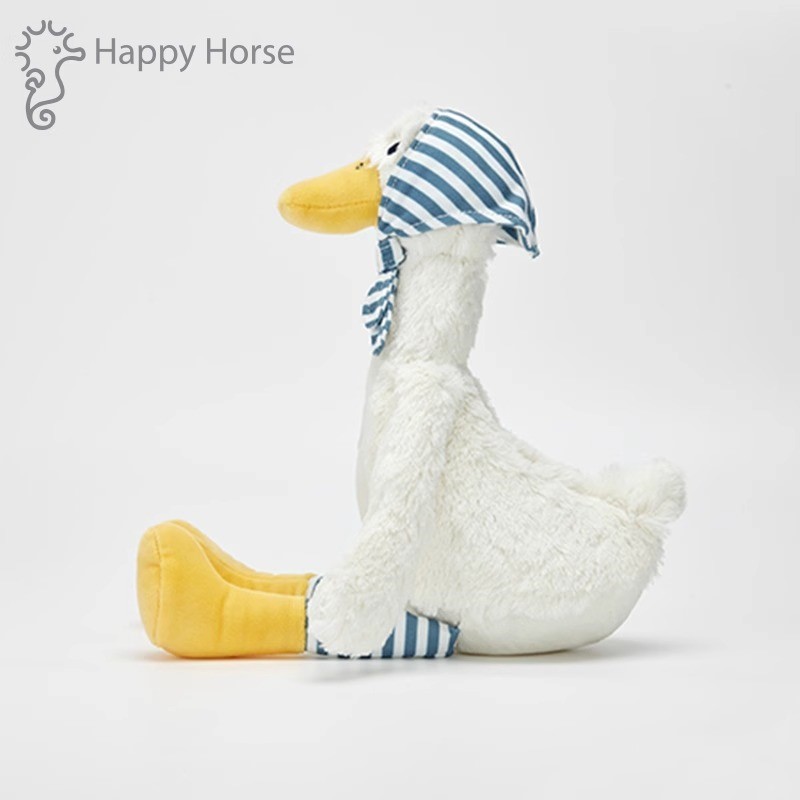 荷兰HappyHorse白鸭子毛绒玩具鸭