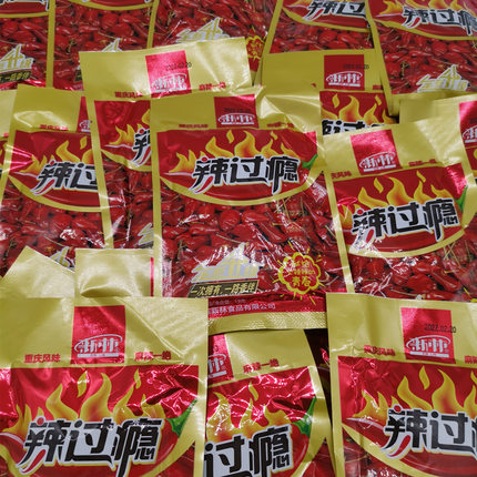 新林辣过瘾5辣条8090后儿时怀旧香辣面筋零食 香辣麻辣小吃米线辣