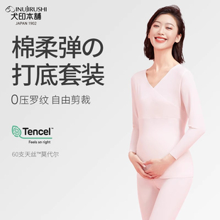 犬印莫代爾月子服孕婦睡衣春夏懷孕期產(chǎn)后哺乳專用兩件居家服套裝