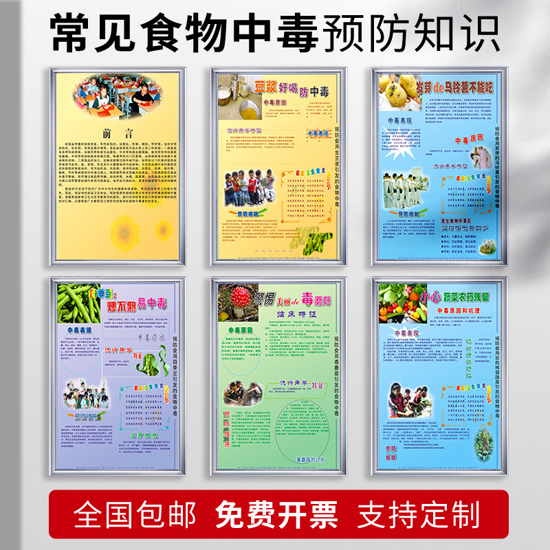 常见引起食物中毒食品及预防措施宣传海报马铃薯四季豆豆浆发芽的毒