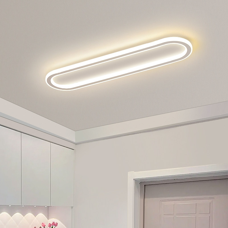 长条吸顶灯走廊走道灯入户玄关创意小灯厨房化妆室灯具led阳台灯