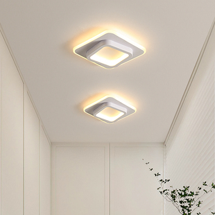 阳台灯led小吸顶灯厨房卫生间照明灯具入户玄关灯方形走廊过道灯
