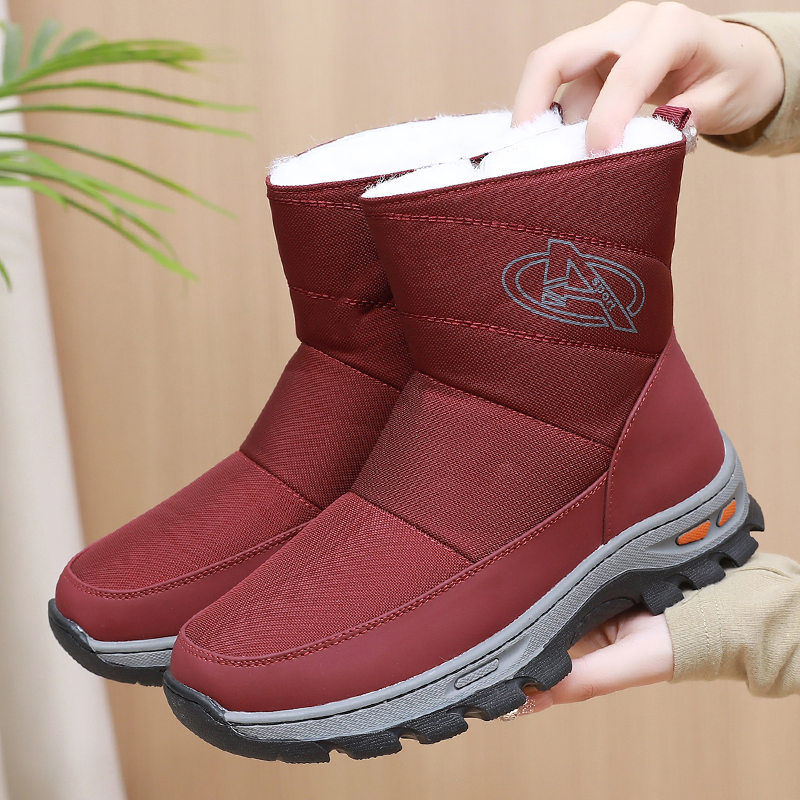 冬季加厚保暖纯羊毛妈妈鞋老北京布鞋女防滑软底中老年奶奶棉靴子,女鞋,时尚雪地靴,淘宝优惠券,粉丝福利购,淘宝优惠卷