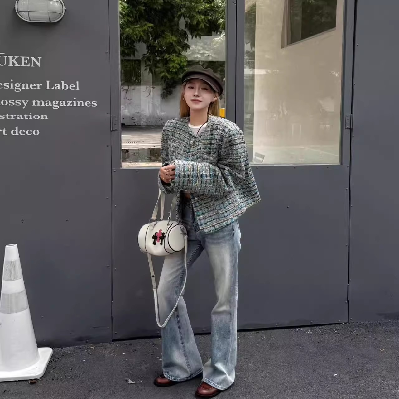 小香风短款外套女2025富家千金