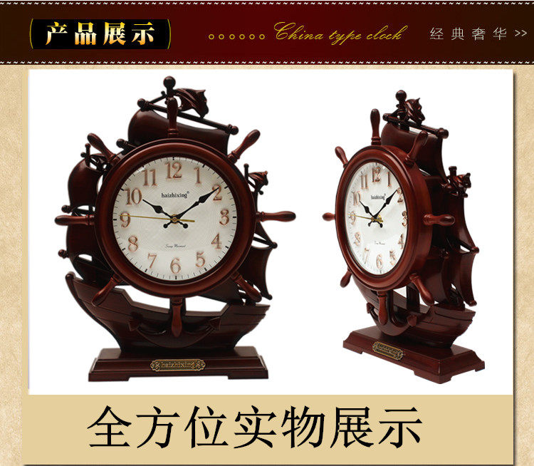 THE NEW EUROPEAN-STYLE TABLE CLOCK CREATIVE SILENT TABLE CLOCK PERSONALIZED SITTING CLOCK LIVING ROOM PENDULUM CLOCK LISHENG QUARTZ DECORATIVE TABLE CLOCK