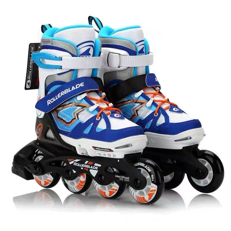 Rollerblade进口闪光 Spitfire Flash 儿童轮滑鞋 可调轮滑鞋进口