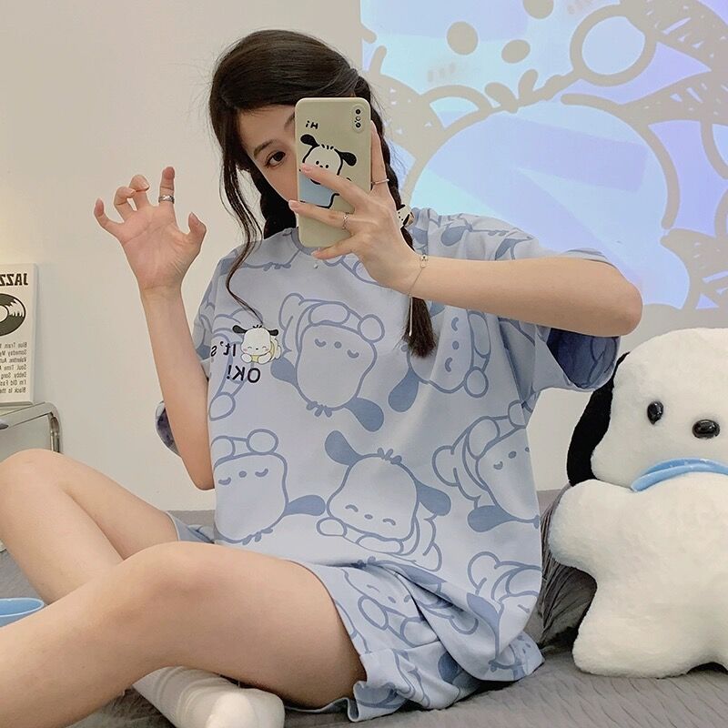 睡衣女款夏季2026新款韩版夏睡衣/家居服套装