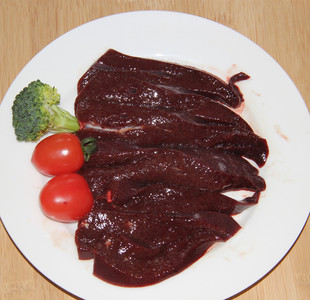 新鲜猪肝现杀土黑猪内脏生鲜猪肝农家散养黑猪土猪猪肝一斤装