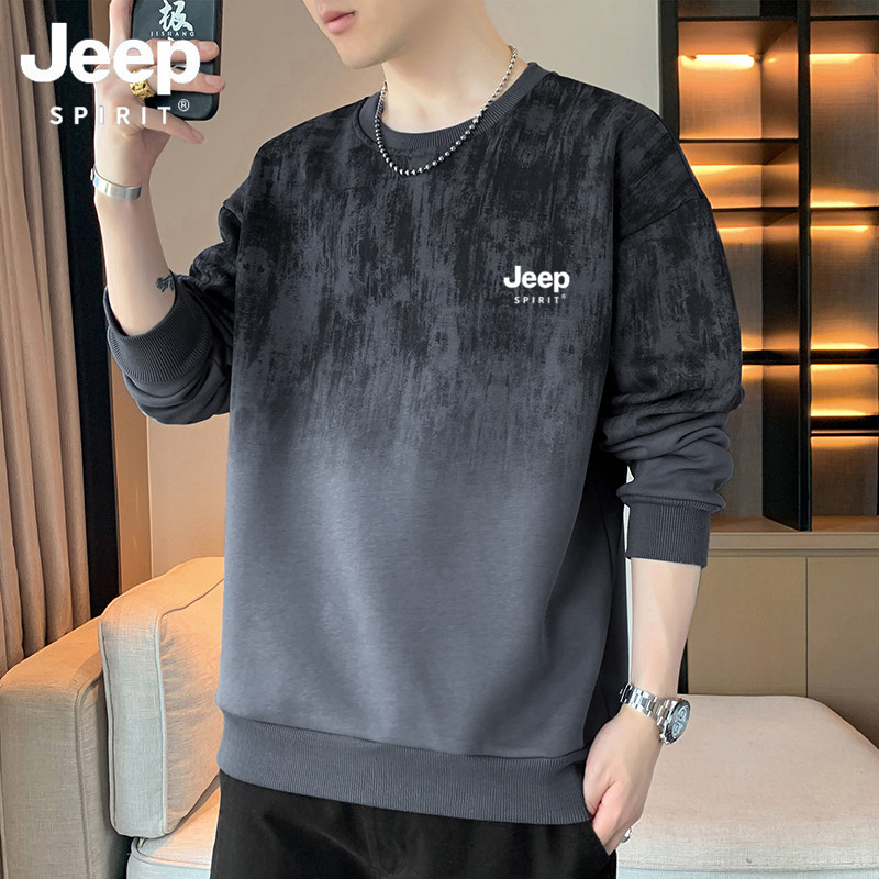 JEEP吉普秋季卫衣加肥加大码