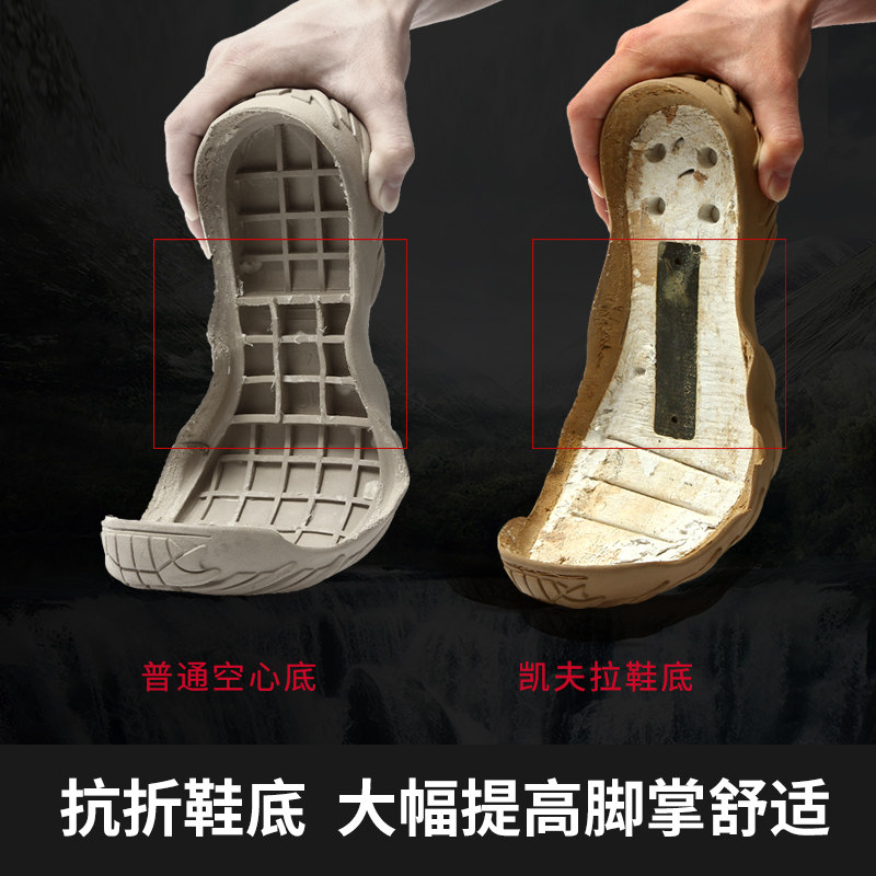 Boots militaires pour homme en cuir - Ref 1402023 Image 3