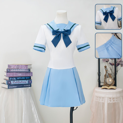 花咲川中等部夏水手服COS全套