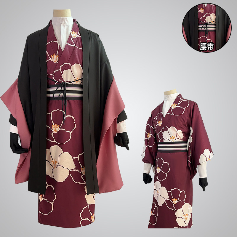 蓝色监狱cos服 大正浪漫千切豹马大小姐日式和风和服角色扮演套装