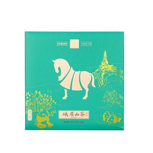 八马茶业茗作1280特级明前峨眉山茶绿茶144g礼盒装2026年春茶预售