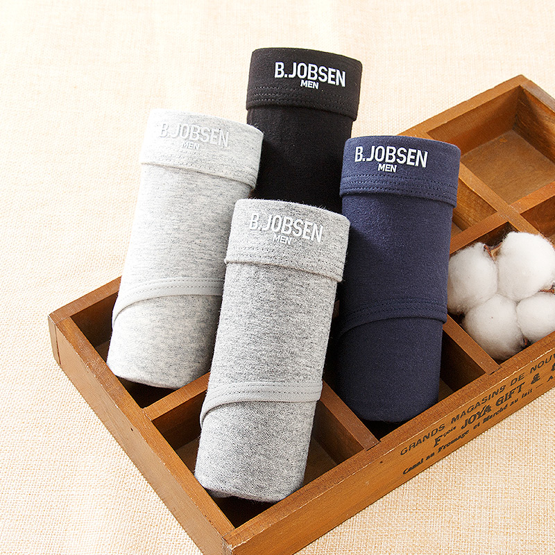 简约舒适男士三角内裤纯棉透气男