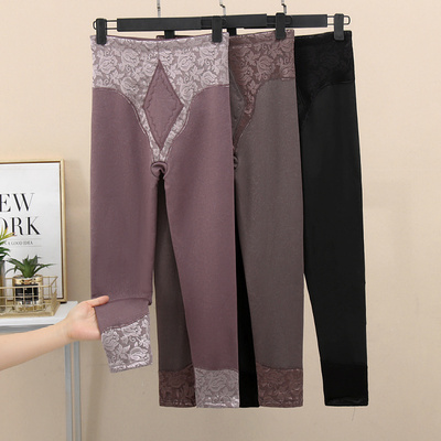 秋裤女薄款加绒裤保暖裤内穿高腰