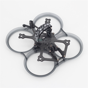 FPV穿越机怪象25同款防撞小四轴机架/室内机 航拍圈圈机2.5寸倒置