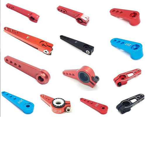 全金属25T标准舵机金属臂摇臂金属盘兼容FUTABA KST GDW辉盛MG995