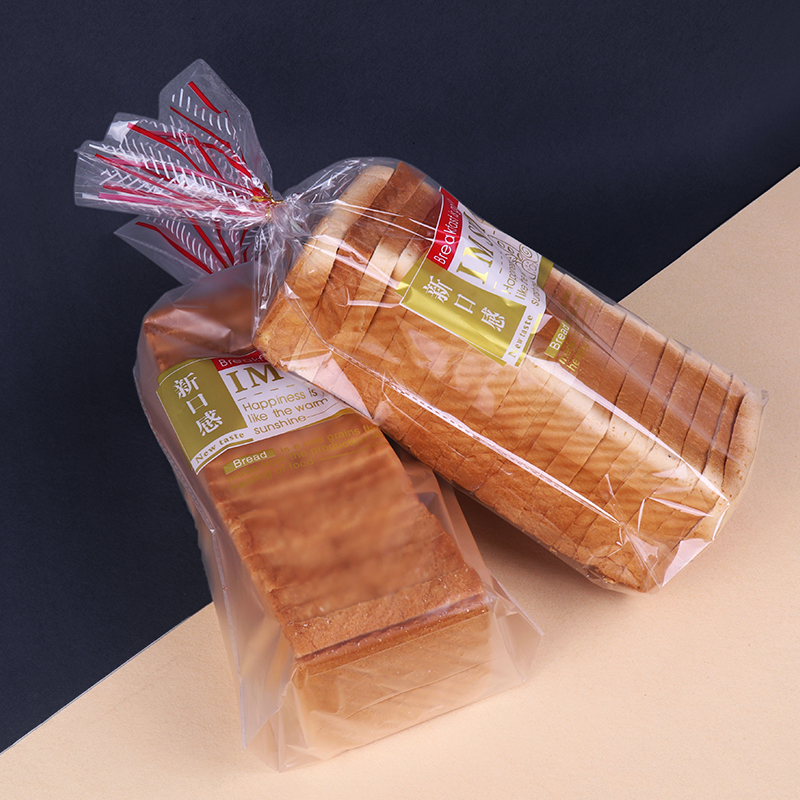 食品级吐司面包包装袋切片土司烘焙饼干自封袋打包透明袋子750g克