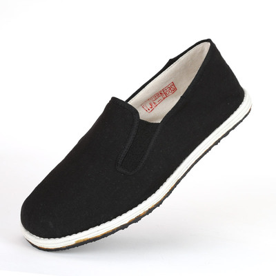 正品3520布鞋男耐磨军迷黑布鞋老式87式单鞋解放鞋软底老北京板鞋