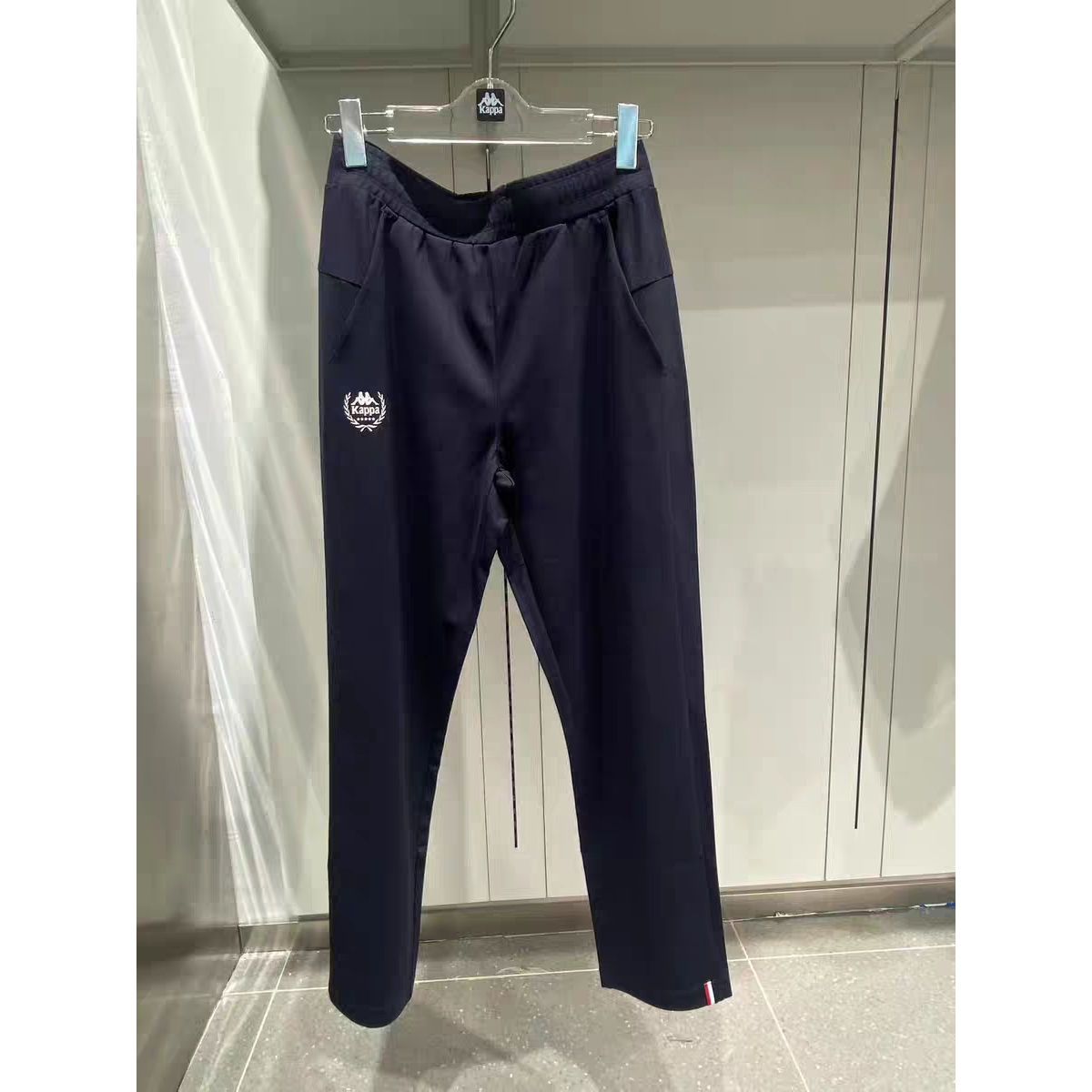 卡帕背靠背Kappa女子2025夏款运输休闲长裤9分裤K0F42CJ21