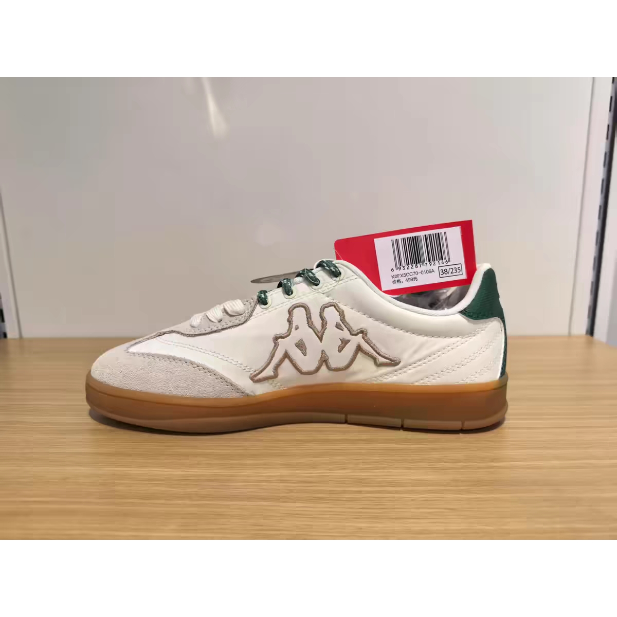 卡帕背靠背Kappa2025夏款男女同款运动休闲鞋板鞋K0FX5CC70