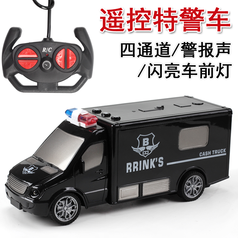 男女特警车警报声遥控车