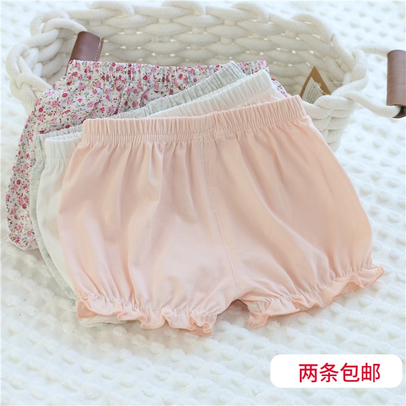 5个月婴儿夏季开档短裤轻薄