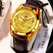 瑞士全自动机芯手表男高档双日历夜光防水男士 低价捡漏 潮流表