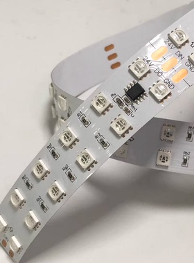 24V 20mm UCS2903双排120灯RGB 软灯带全彩裸板
