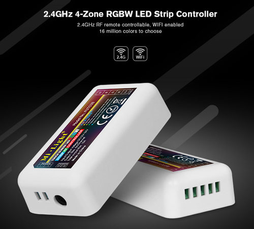 milight控制器 RGBW接收器控制器 七彩分组调光调色控制器 FUT038