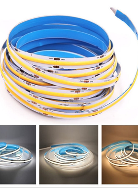 COB灯带 384灯每米3000K 4000K 6000K LED灯带12V 24V 5mm 8mm