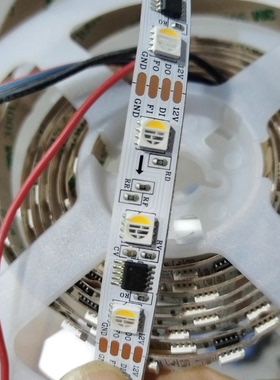 12V  TM1834断点续传rgbw幻彩灯带源头厂家工程款5050贴片60灯