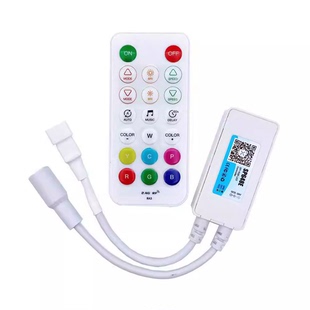 SP648E幻彩RGB控制器动态静态音乐自定义蓝牙APP三线幻彩