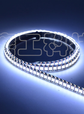 LED灯带 144灯 APA102 5050 白光 暖白灯条 5V 黑板白板led软灯带