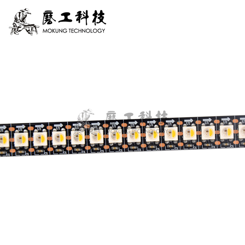 1米 SK6812内置IC灯条144灯5050 RGBW RGB+暖白 灯带 全彩灯条5V