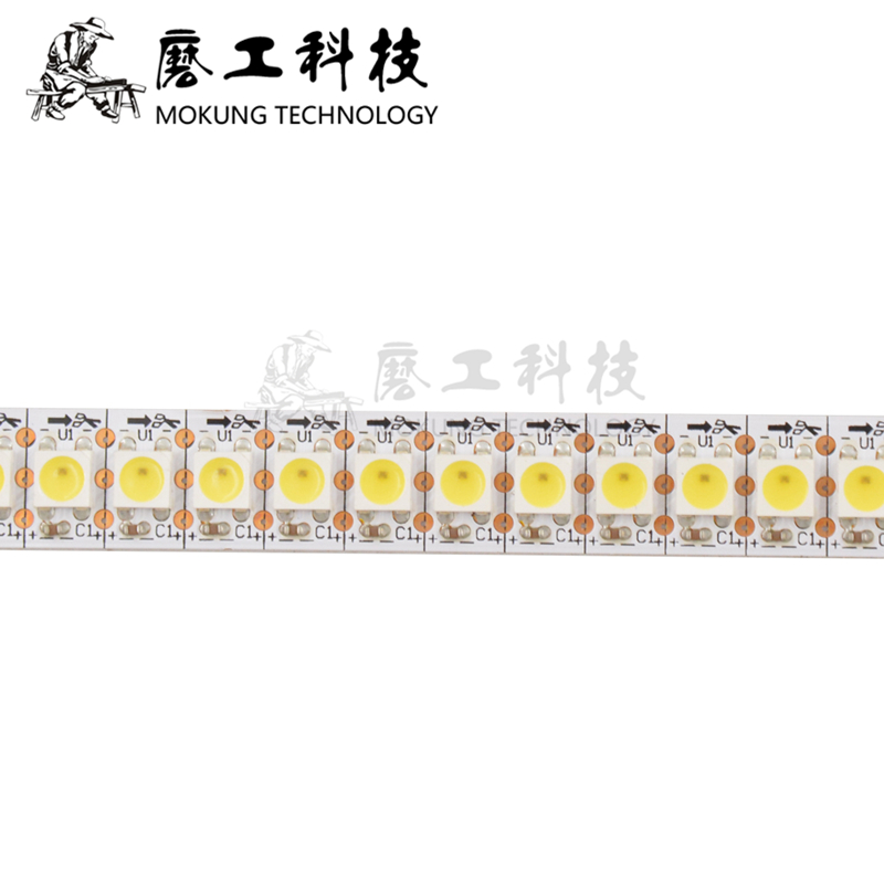 sk6812暖白光led内置驱动软灯带