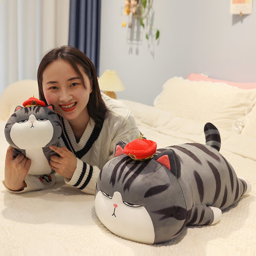 正版吾皇猫抱枕女生睡觉猫咪玩偶